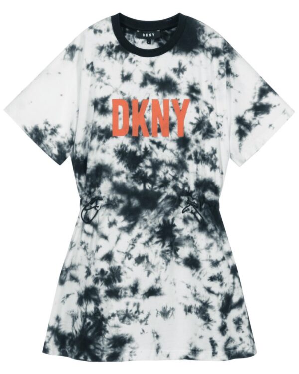 VESTIDO DKNY D32794 WHITE/BLACK