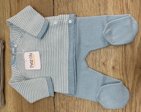 CONJUNTO TRICOT PETIT OH! RAYAS